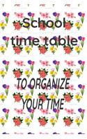 School time table