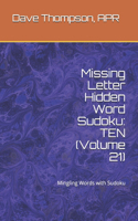Missing Letter Hidden Word Sudoku