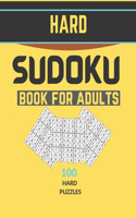 Hard sudoku book for adults 100 hard puzzles