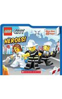 Lego City: Heroes!: Lift-The-Flap Board Book: Lift-The-Flap Board Book