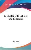 Poems for Odd Fellows and Rebekahs