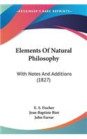 Elements Of Natural Philosophy