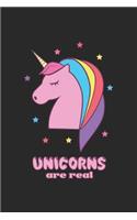 Unicorns Are Real: Nerd and Geek Notebook Nerdy Humor Joke Geeky Journal for Gamers, Gamer Girl, Gaming, office colleagues, coworkers, your boss and students, sketches