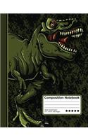 Tyrannosaurus Rex Dinosaur T-Rex Composition Notebook