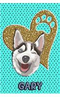 Husky Life Gary: College Ruled Composition Book Diary Lined Journal Blue