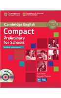 Compact Preliminary for Schools Workbook Without Answers with Audio CD