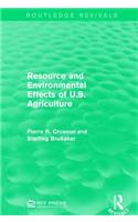 Resource and Environmental Effects of U.S. Agriculture