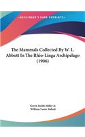 The Mammals Collected by W. L. Abbott in the Rhio-Linga Archipelago (1906)