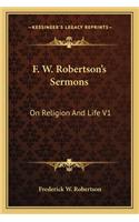 F. W. Robertson's Sermons
