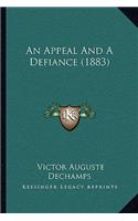 An Appeal and a Defiance (1883)