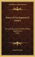 History Of First Regiment Of Infantry