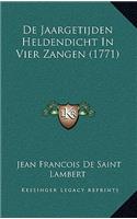 de Jaargetijden Heldendicht in Vier Zangen (1771)