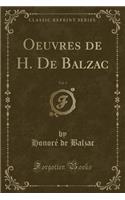 Oeuvres de H. de Balzac, Vol. 3 (Classic Reprint): (French)