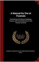 A Manual for Use at Funerals