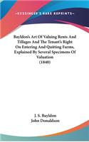 Bayldon's Art of Valuing Rents and Tillages and the Tenant's Right on Entering and Quitting Farms, Explained by Several Specimens of Valuation (1840)