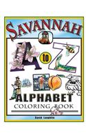 Savannah Alphabet Coloring Book