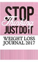 Weight Loss Journal 2017