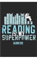 Reading Is My Superpower Calender 2020