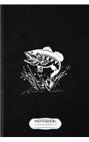 Notebook: Blank Funny Atlantic Goliath Grouper Lined Notebook/ Journal For Deep Sea Diver Swim, Inspirational Saying Unique Special Birthday Gift Idea Cute Ru