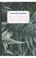 Composition Notebook: Green grass College Ruled Blank Lined Cute Notebooks for Girls Teens Kids School Writing Notes Journal (6 x 9 in)