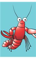 Lobster Composition Notebook: Primary Ruled Notebook Lined School Journal - 110 Pages - 7.5 x 9.25" - Children Kids Girls Boys Teens Women Wide Ruled School Composition Books