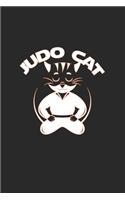 Judo cat: 6x9 Judo - dotgrid - dot grid paper - notebook - notes