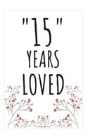Years Loved Notebook