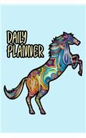 Daily Planner: Colorful Horse - Undated Daily To Do List - Makes the Perfect Gift for Any Horse Lover!