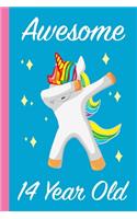 Awesome 14 Year Old Dabbing Unicorn