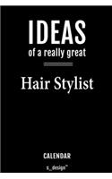 Calendar for Hair Stylists / Hair Stylist