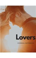 Lovers Journal Notebook: A4 Size with 200 Pages for recording your special events or thoughts. Ideal Gift. Includes Index Pages, Password Tracking Columns, At a Glance Calen