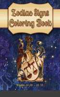 Zodiac Signs Coloring Book