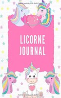 Licorne Journal: Licornes Journal Carnet Bloc - Journal de gratitude pour Filles - Licorne Cahier de Dessin, Journal - Licorne Journal des princesses