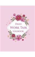 Daily Work Task Logbook: (Activity Log Book)
