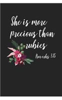 She Is More Precious Than Rubies