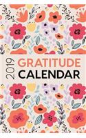 2019 Gratitude Calendar: 365 Days Dated Gratitude Journal for a Thankful New Year - Pretty Peach Flowers(4 Write It Down Gratitude Calendar)