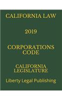 California Law 2019 Corporations Code