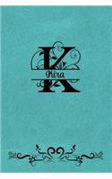 Split Letter Personalized Name Journal - Kira