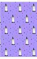 Journal Notebook Cute Little Unicorns Pattern 4: 110 Page Lined and Numbered Journal With Index Pages In Portable 6 x 9 Size, Perfect For Writing, Taking Notes, List Making, Journaling and Doodling(36 Wordworthy Series Lined)