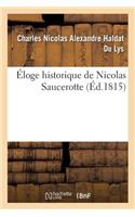 Éloge Historique de Nicolas Saucerotte