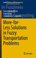 More-For-Less Solutions in Fuzzy Transportation Problems