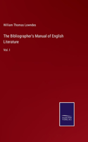 Bibliographer's Manual of English Literature