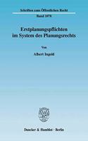 Erstplanungspflichten Im System Des Planungsrechts