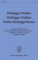 Heidegger Studies / Heidegger Studien / Etudes Heideggeriennes