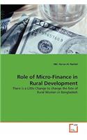 Role of Micro-Finance in Rural Development