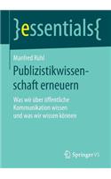 Publizistikwissenschaft Erneuern