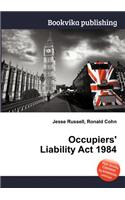 Occupiers' Liability ACT 1984