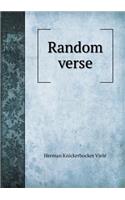Random Verse: (English)