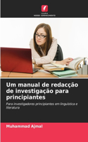 Um manual de redacção de investigação para principiantes