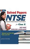NTSE for Class X Solved Paper SAT+MAT English Language